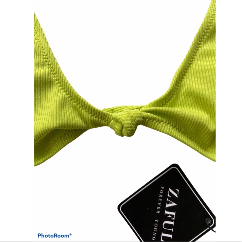 NWT Zaful Knotted Swim Top Size M - Picture 2 of 8
